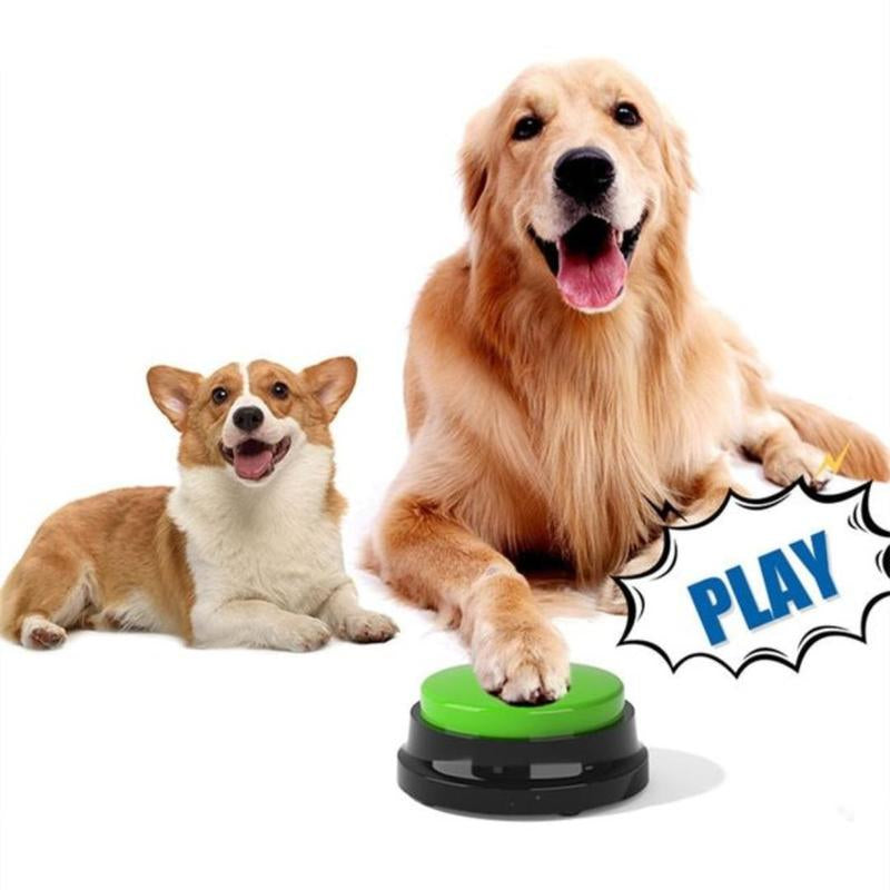 Pet Button (4Pcs/Set), Dog Voice Button, Recordable Button, Interactive Pet Button, Fun Pet Toy for Dogs & Cats