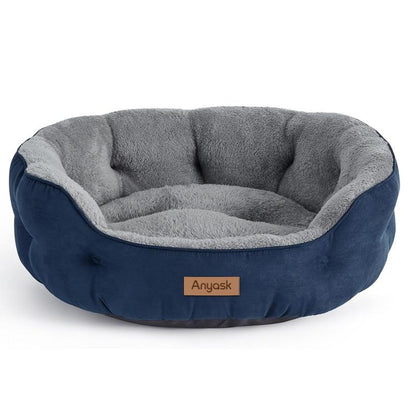 Anyask Dog and Cat Bed Waterproof Dog Sofa Beds, Medium Supportive Foam, Pet Couch Bed with Removable Washable Cover Waterproof Lining and Slip-Resistant Bottom