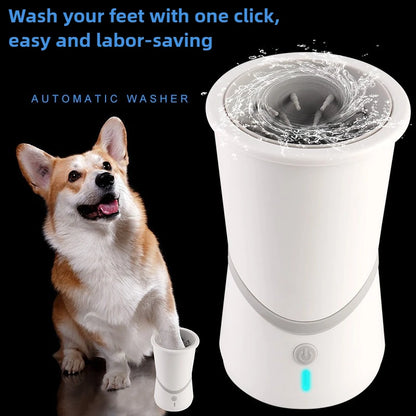 Electric Dog Paw Cleaner Cup Automatic Foot Washing Device Paw Washing Machine Usb Charging Dog Paw Cleaning Cup Dog Product